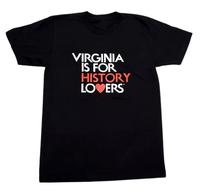 VIRGINIA IS FOR HISTORY LOVERS TEE : BLACK