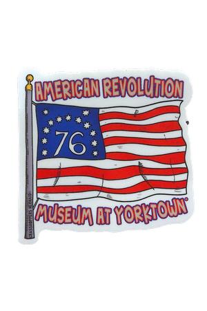 AMERICAN REVOLUTION MUSEUM AT YORKTOWN 1776 FLAG STICKER