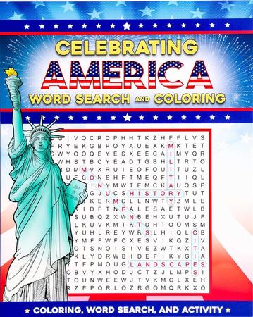 CELEBRATING AMERICA WORD SEARCH AND COLORING
