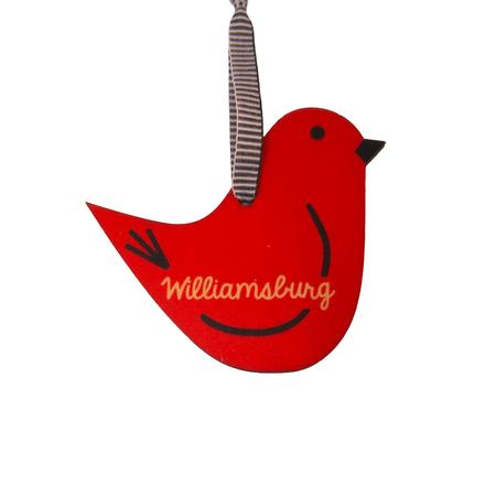 WILLIAMSBURG RED BIRD ORNAMENT