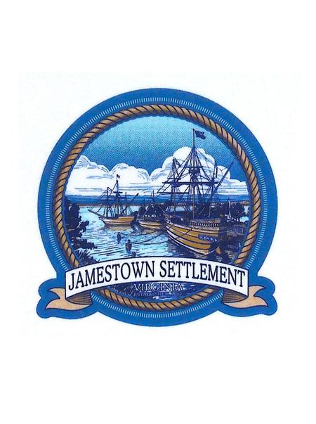 JAMESTOWN SETTLEMENT COASTAL SCENIC STICKER