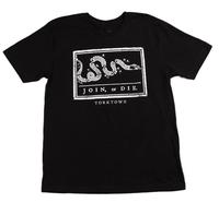 JOIN OR DIE FLAG TEE: BLACK