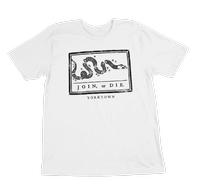 JOIN OR DIE FLAG TEE: WHITE