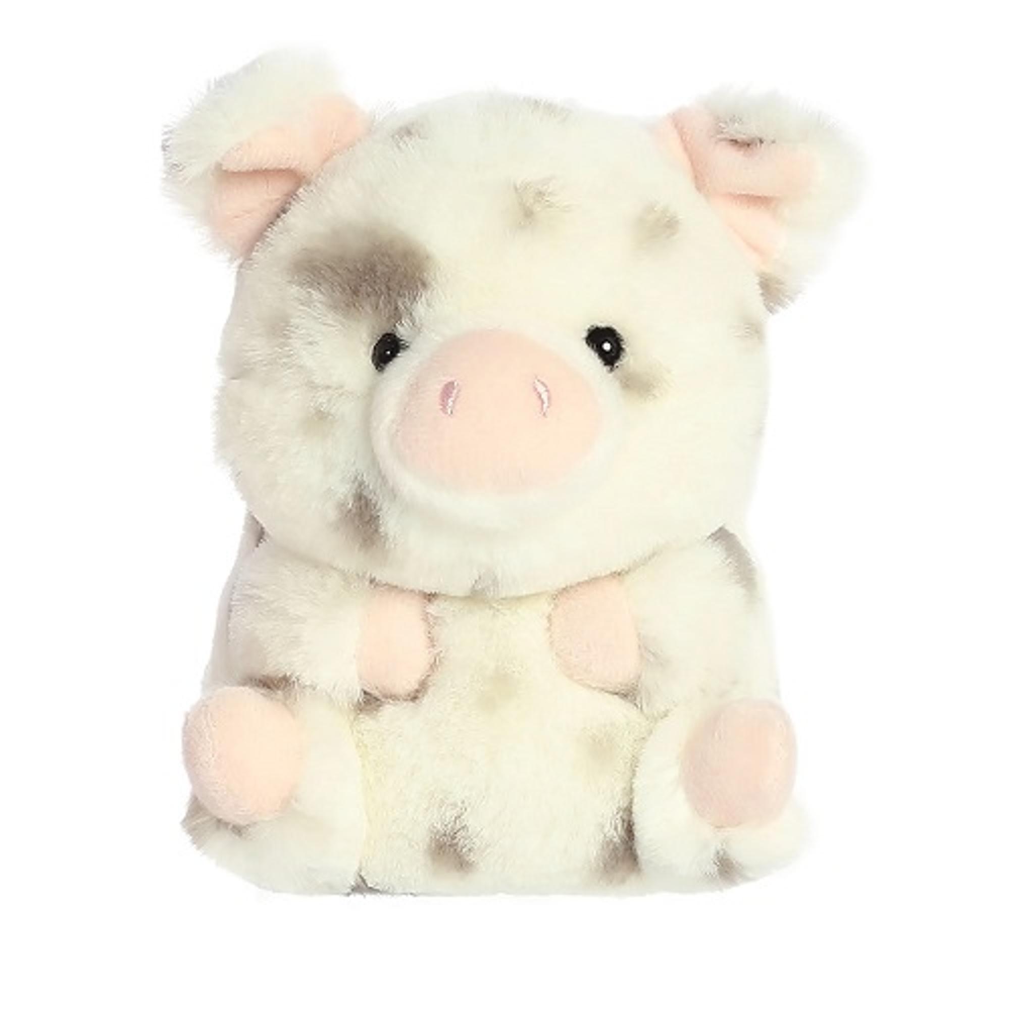 AURORA WORLD ROLLY PIG PERIWINKLE PLUSH 